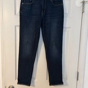 Gap Denim Best Girlfriend Jeans Dark Wash 27 Waist